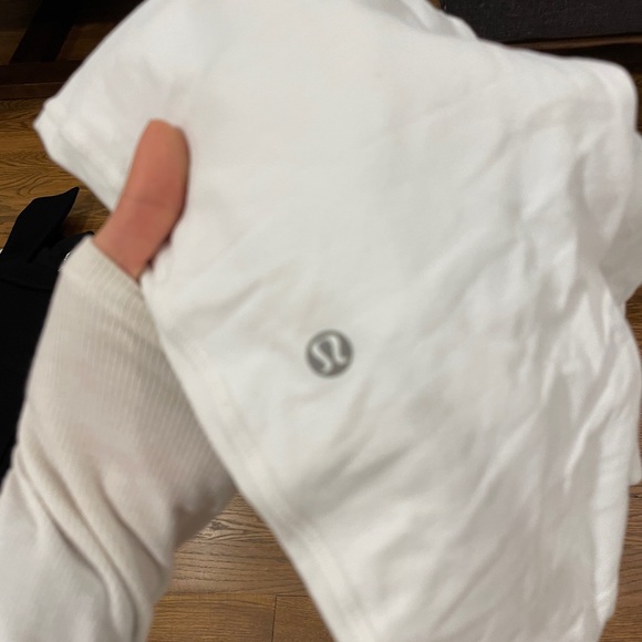 WHITE cropped align jogger - Picture 3 of 4